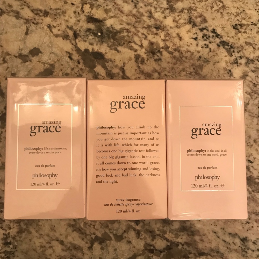 3 new, wrapped Amazing Grace perfumes